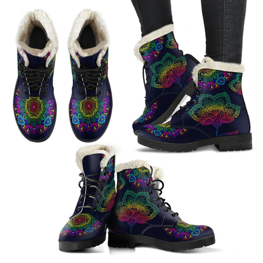 Colorful Flower Boots - Top Content | POD Collection | Free Shipping