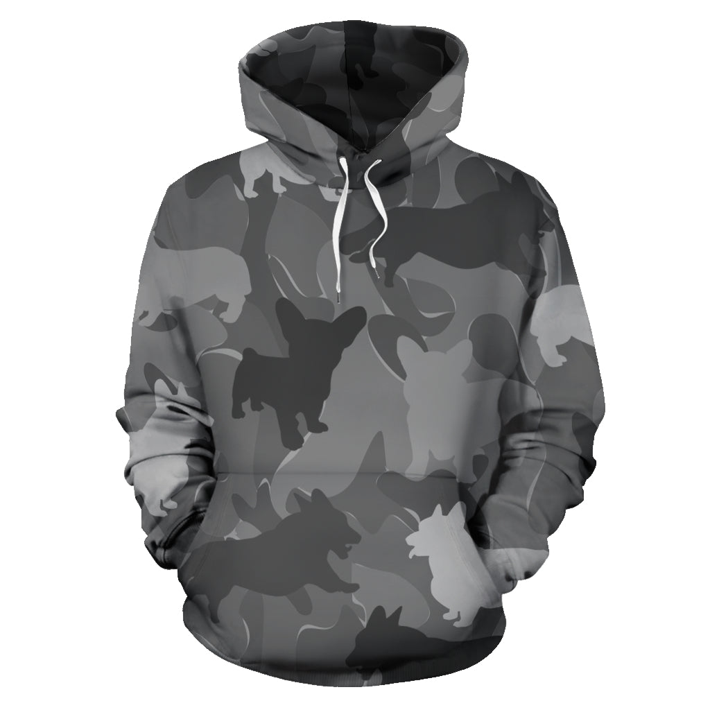 Corgi Light Grey Hoodie