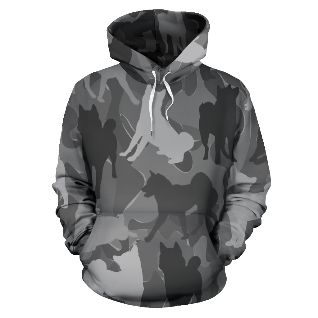 Shiba Inu Light Grey Hoodie