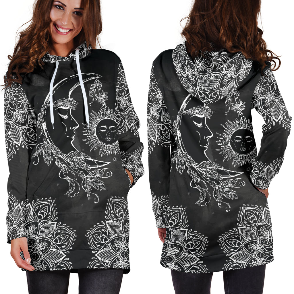 Sun & Moon Hoodie Dress