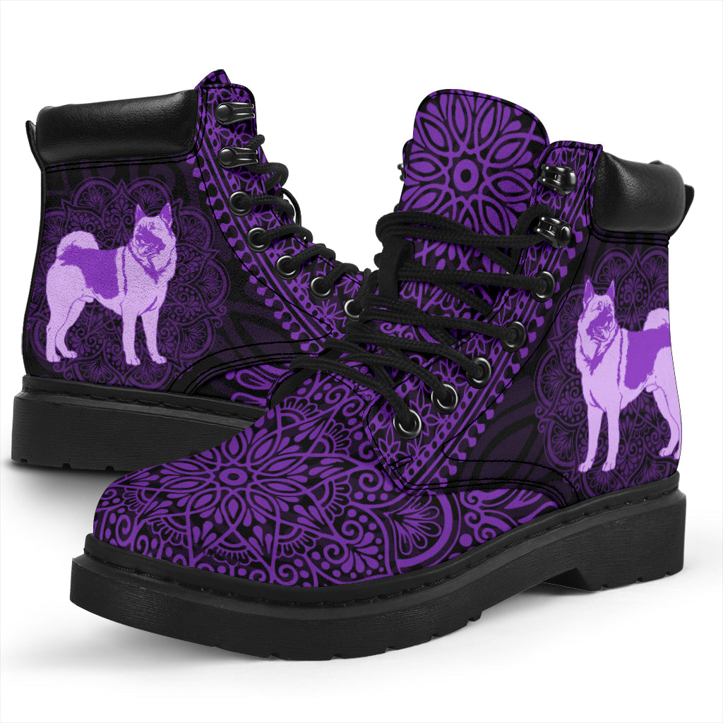 Norwegian Elkhound Mandala Boots