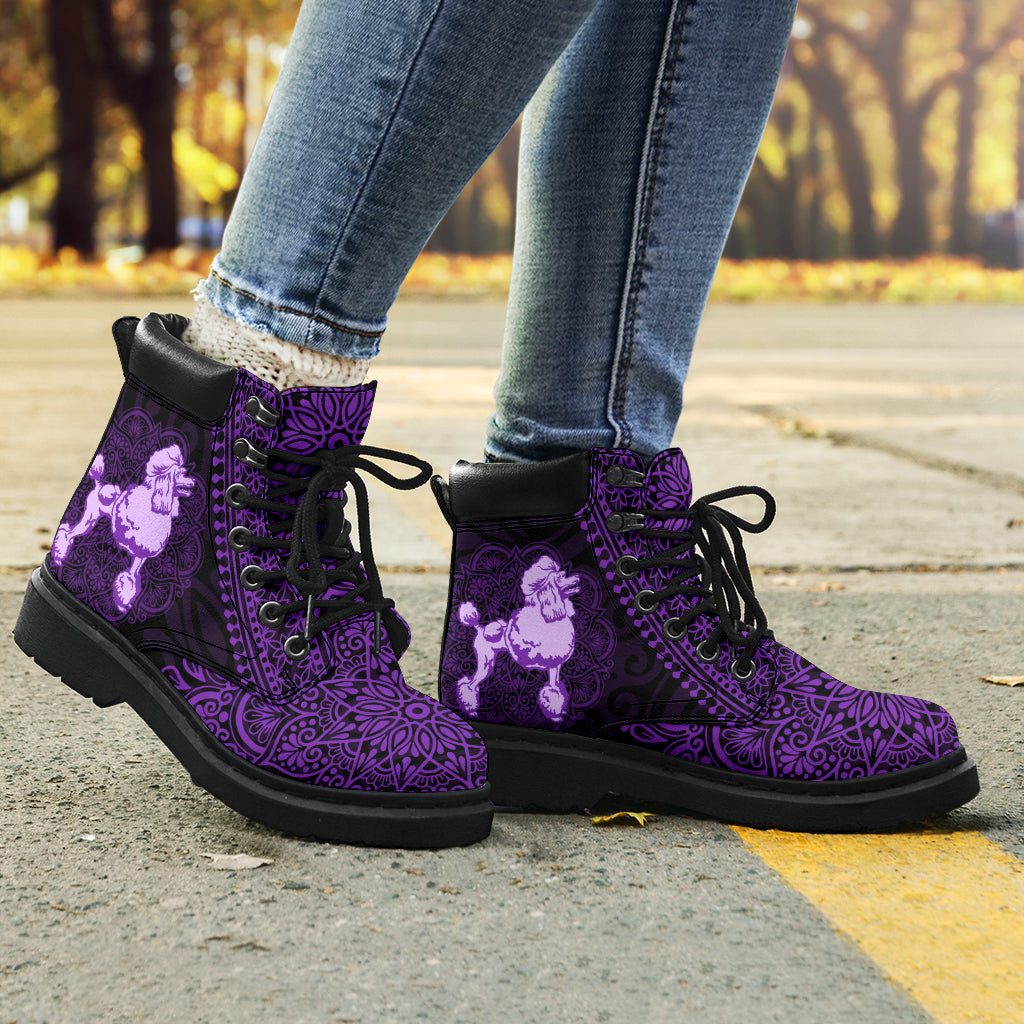 Poodle Mandala Boots