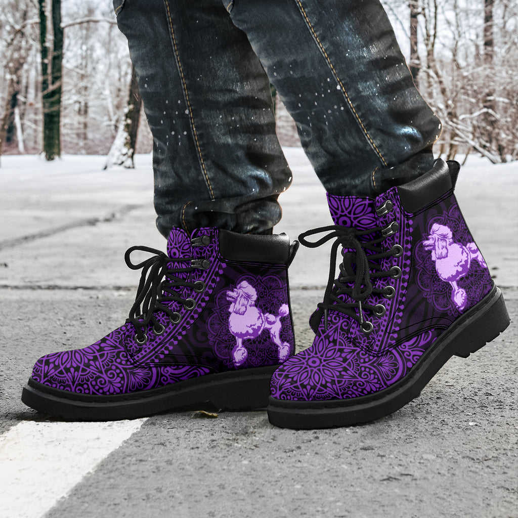Poodle Mandala Boots