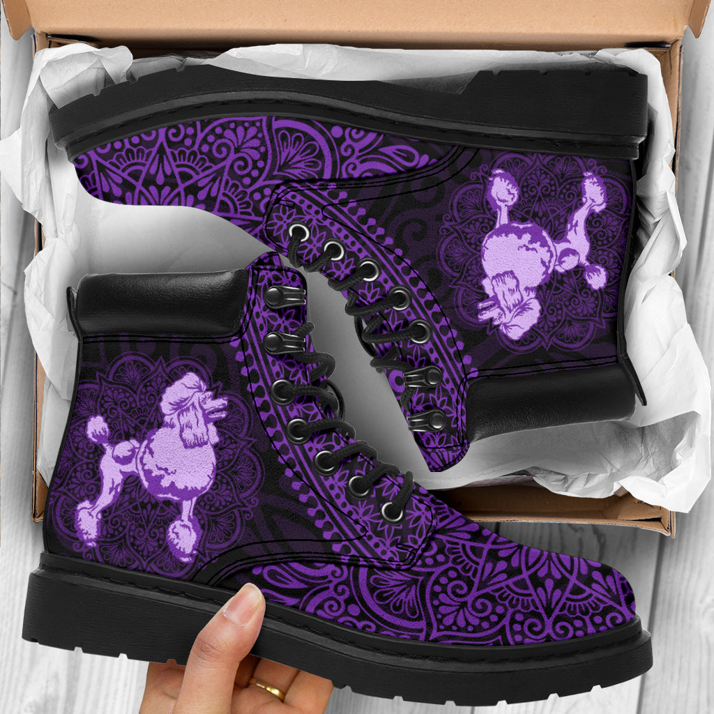 Poodle Mandala Boots
